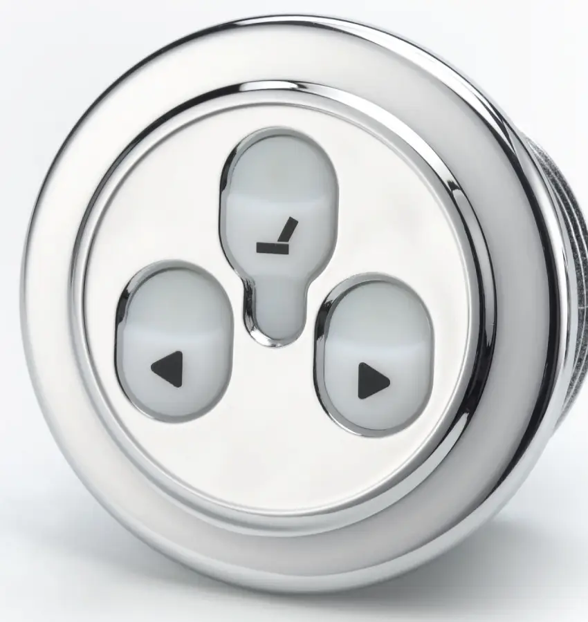 pedicure spa technician button