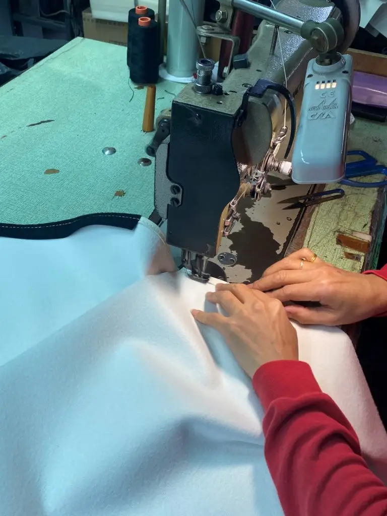 sewing leather spa pedicure chair