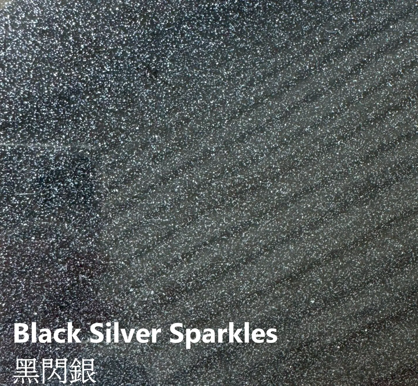 Black silver sparkles Black color spa base